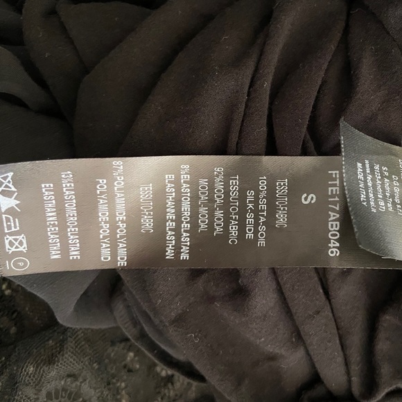 FREDERICA TOSI 3/4 Length Black Silk Dress - Picture 6 of 7